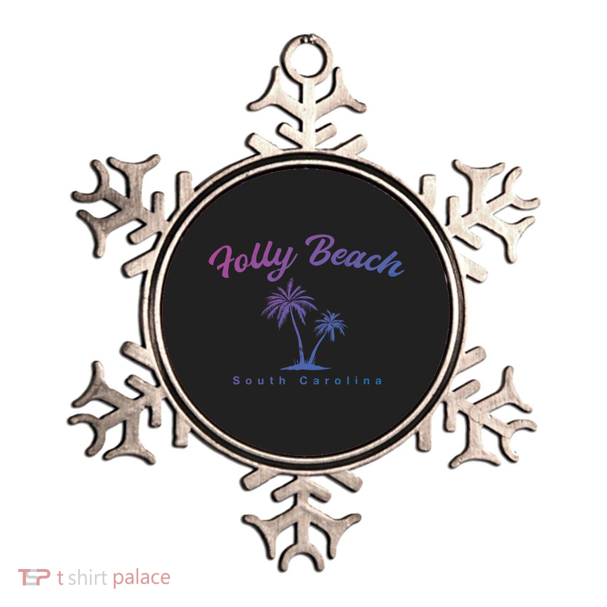 Folly Beach South Carolina Summer Sc Tropical Charleston Gift Ornament