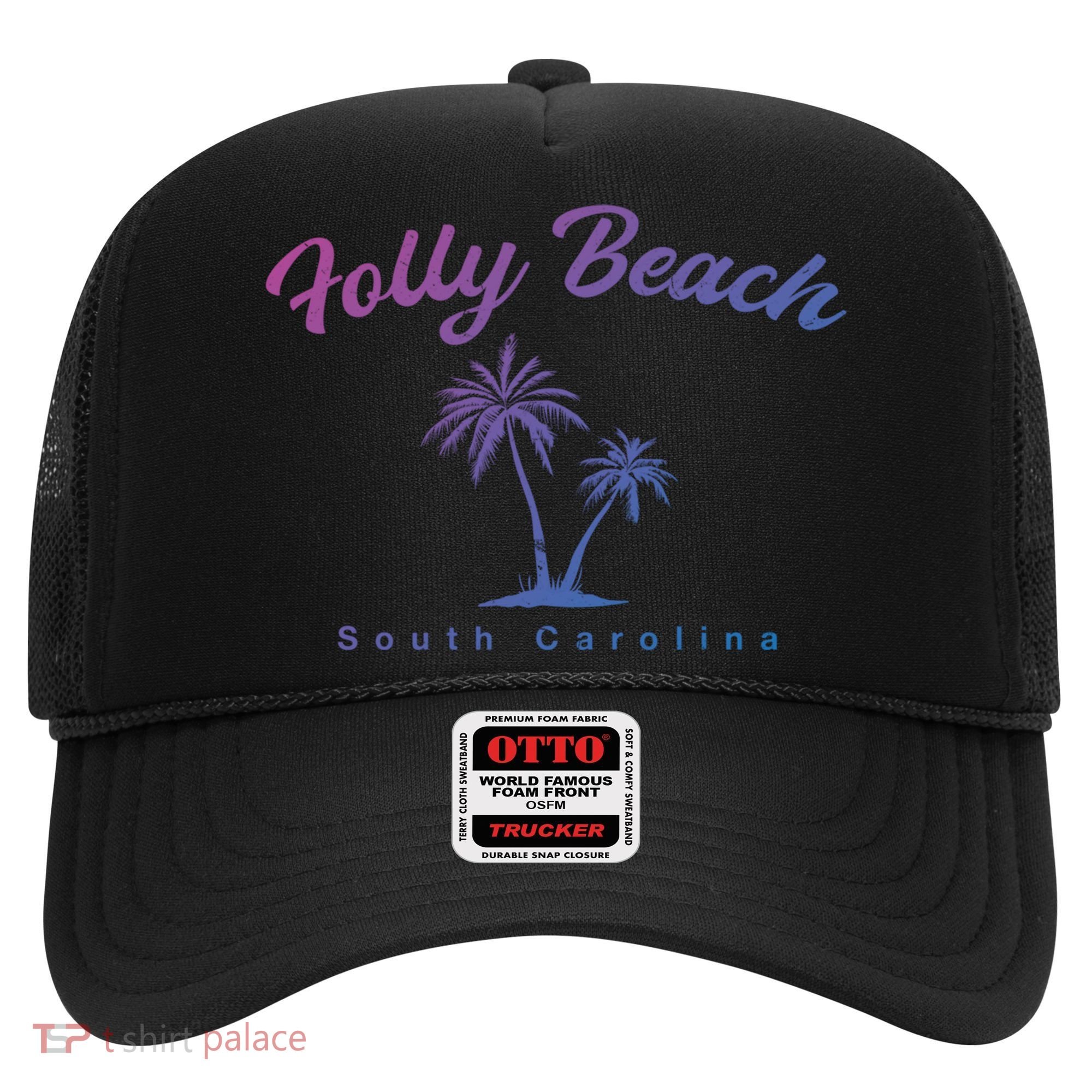 Folly Beach South Carolina Summer Sc Tropical Charleston Gift Hat