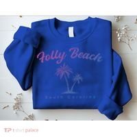 Folly Beach South Carolina Summer Sc Tropical Charleston Gift Sweatshirt thumb 2