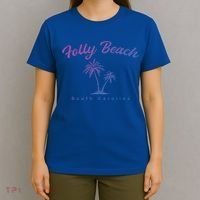 Folly Beach South Carolina Summer Sc Tropical Charleston Gift T-Shirt thumb 4