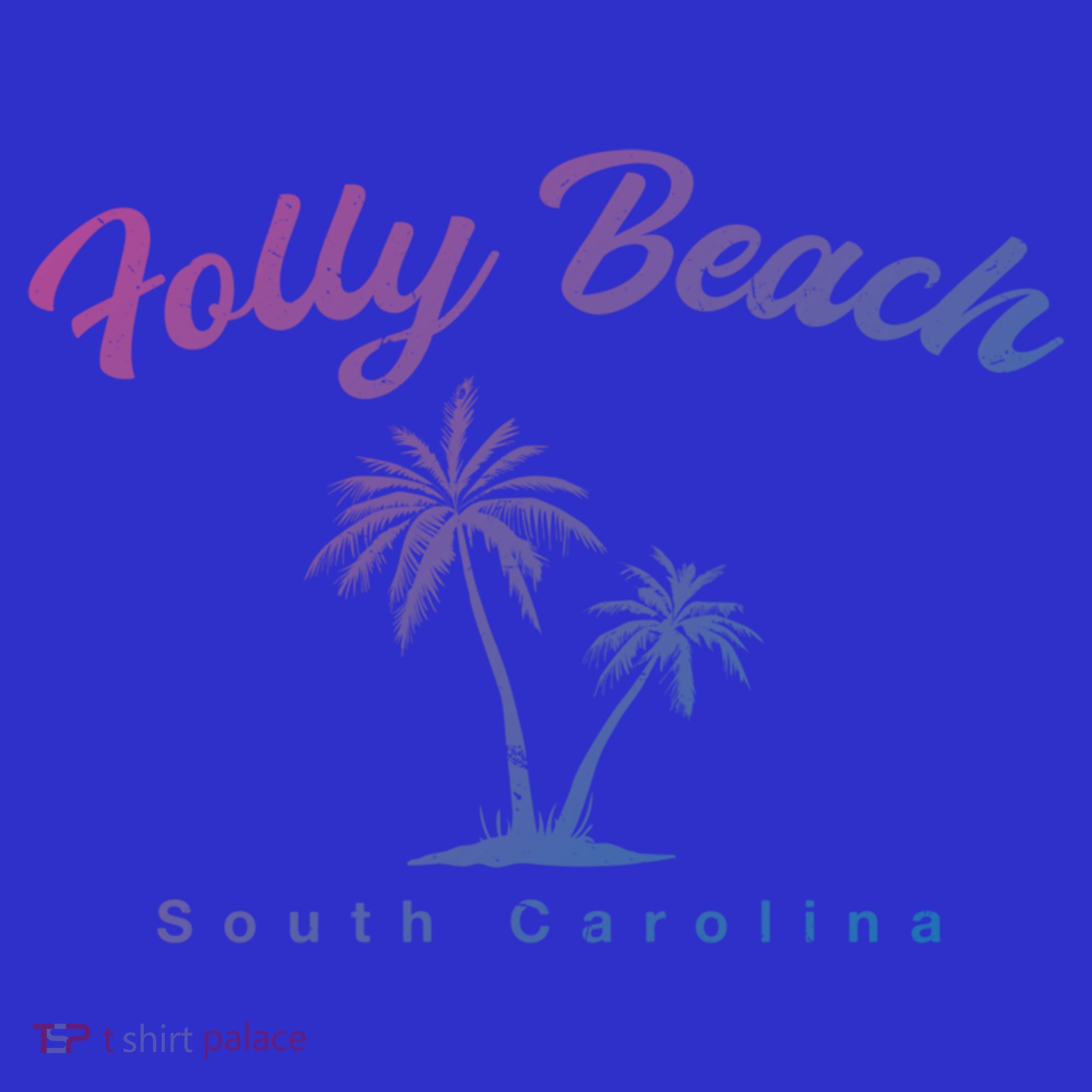 Folly Beach South Carolina Summer Sc Tropical Charleston Gift T-Shirt