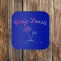 Folly Beach South Carolina Summer Sc Tropical Charleston Gift Coaster thumb 0