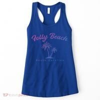 Folly Beach South Carolina Summer Sc Tropical Charleston Gift Women's Tank Top thumb 0