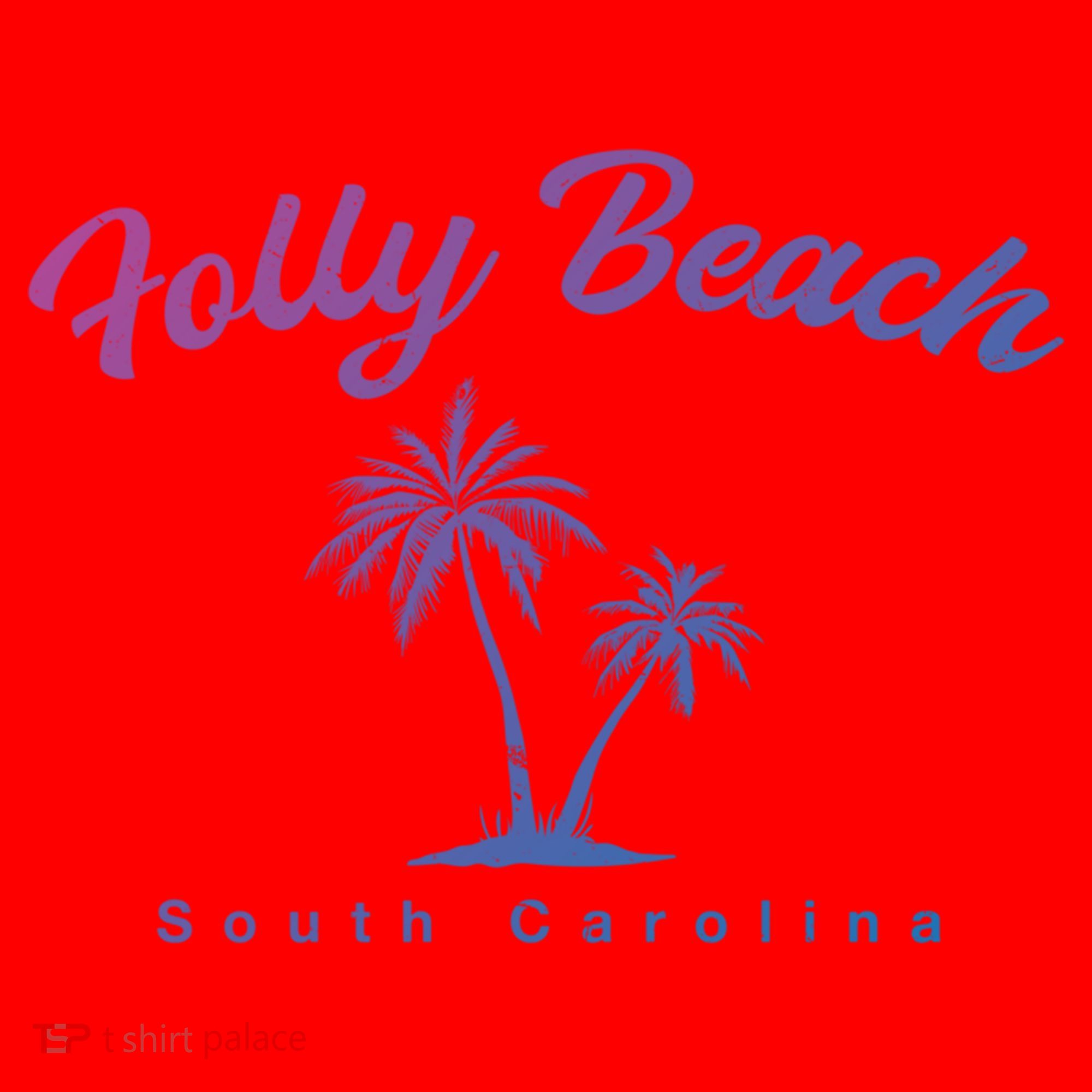Folly Beach South Carolina Summer Sc Tropical Charleston Gift Santa Hat