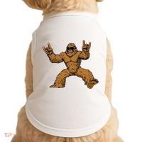 Funny Bigfoot Sasquatch Graphic Rock On Doggie Tank thumb 0