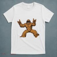 Funny Bigfoot Sasquatch Graphic Rock On T-Shirt thumb 5