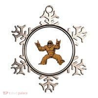 Funny Bigfoot Sasquatch Graphic Rock On Ornament thumb 0