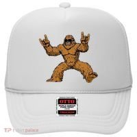 Funny Bigfoot Sasquatch Graphic Rock On Hat thumb 0