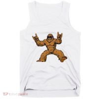 Funny Bigfoot Sasquatch Graphic Rock On Tank Top thumb 0