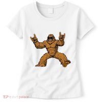 Funny Bigfoot Sasquatch Graphic Rock On Women's T-Shirt thumb 0