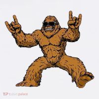 Funny Bigfoot Sasquatch Graphic Rock On Kids Sweatshirt thumb 2