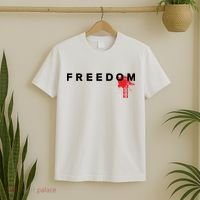 Freedom Blood Splatter Fight For Charlie Kirk Christian Faith USA T-Shirt thumb 2
