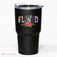Flawed But Still Worthy Redeemed And Forgiven Christian Tumbler thumb 0