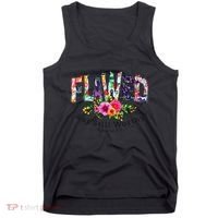 Flawed But Still Worthy Redeemed And Forgiven Christian Tank Top thumb 0