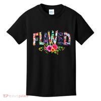 Flawed But Still Worthy Redeemed And Forgiven Christian Kids T-Shirt thumb 0