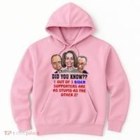 Funny Biden Supporters Are Stupid Anti Biden Democrats Gift Hoodie thumb 0