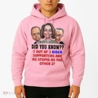 Funny Biden Supporters Are Stupid Anti Biden Democrats Gift Hoodie thumb 2