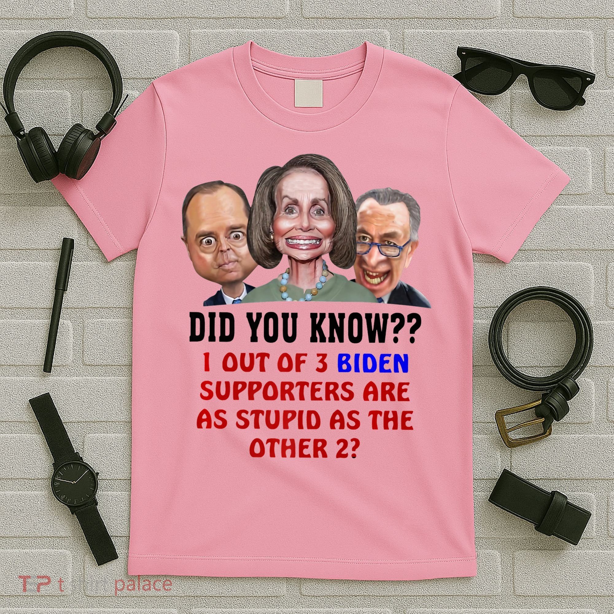 Funny Biden Supporters Are Stupid Anti Biden Democrats Gift T-Shirt