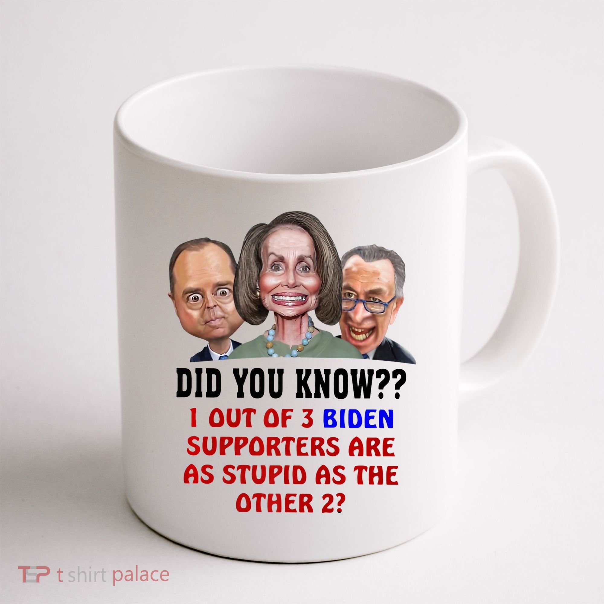 Funny Biden Supporters Are Stupid Anti Biden Democrats Gift Coffee Mug