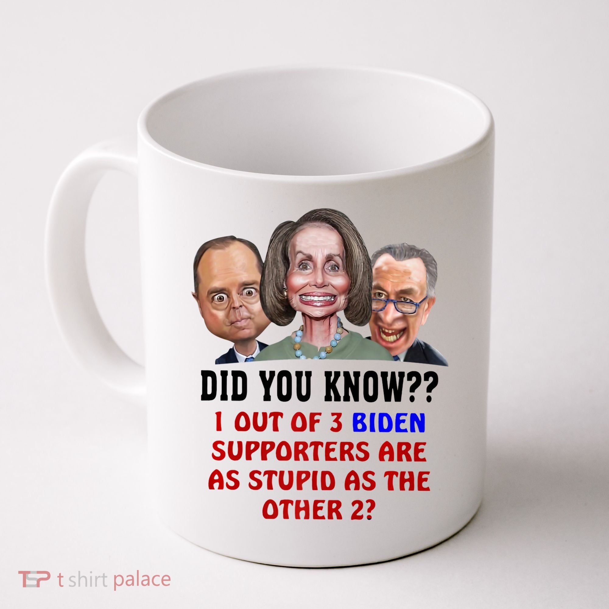 Funny Biden Supporters Are Stupid Anti Biden Democrats Gift Coffee Mug