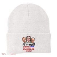 Funny Biden Supporters Are Stupid Anti Biden Democrats Gift Beanie thumb 0
