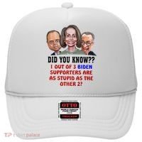 Funny Biden Supporters Are Stupid Anti Biden Democrats Gift Hat thumb 0