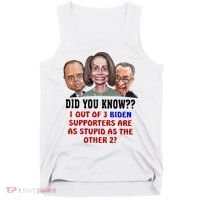 Funny Biden Supporters Are Stupid Anti Biden Democrats Gift Tank Top thumb 0