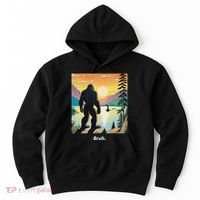 Funny Bigfoot Sasquatch Loch Ness Monster Bruh Hoodie thumb 0