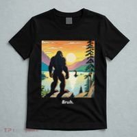 Funny Bigfoot Sasquatch Loch Ness Monster Bruh T-Shirt thumb 5