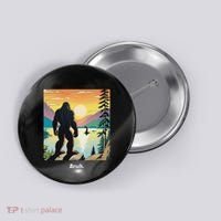Funny Bigfoot Sasquatch Loch Ness Monster Bruh Button thumb 0