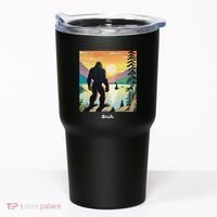 Funny Bigfoot Sasquatch Loch Ness Monster Bruh Tumbler thumb 0