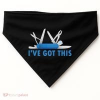 Funny Bladesmith Swiss I’Ve Got This Knife Day USA-Made Doggie Bandana thumb 0