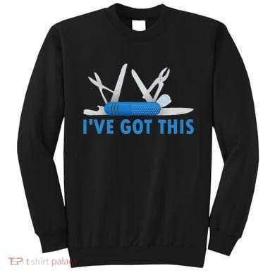 Funny Bladesmith Swiss I’Ve Got This Knife Day Sweatshirt