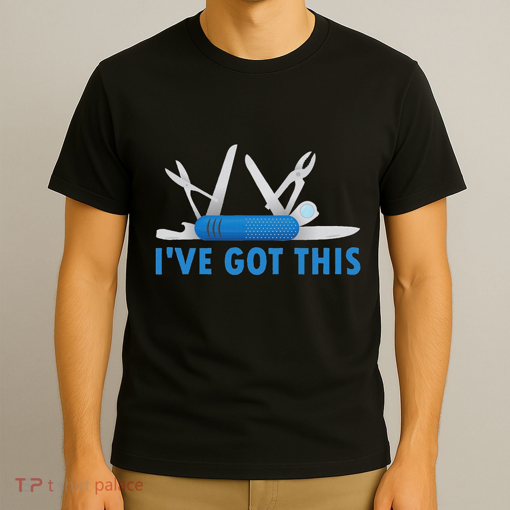 Funny Bladesmith Swiss I’Ve Got This Knife Day T-Shirt