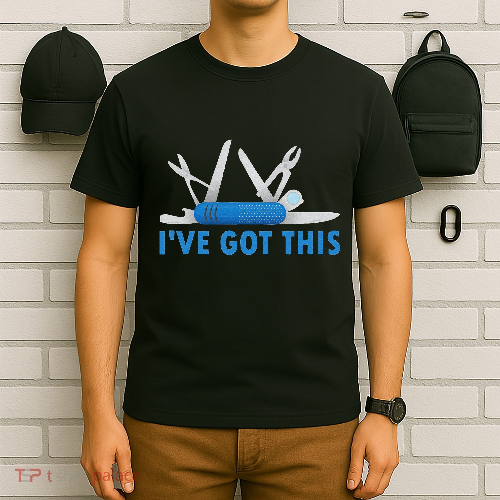 Funny Bladesmith Swiss I’Ve Got This Knife Day T-Shirt