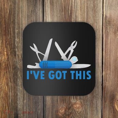 Funny Bladesmith Swiss I’Ve Got This Knife Day Coaster
