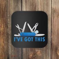 Funny Bladesmith Swiss I’Ve Got This Knife Day Coaster thumb 0