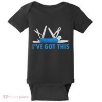 Funny Bladesmith Swiss I’Ve Got This Knife Day Baby Bodysuit thumb 0