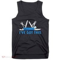 Funny Bladesmith Swiss I’Ve Got This Knife Day Tank Top thumb 0