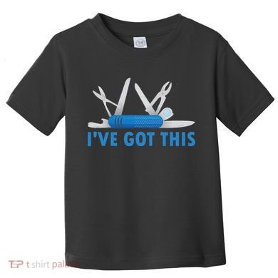 Funny Bladesmith Swiss I’Ve Got This Knife Day Toddler T-Shirt