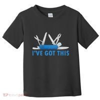 Funny Bladesmith Swiss I’Ve Got This Knife Day Toddler T-Shirt thumb 0
