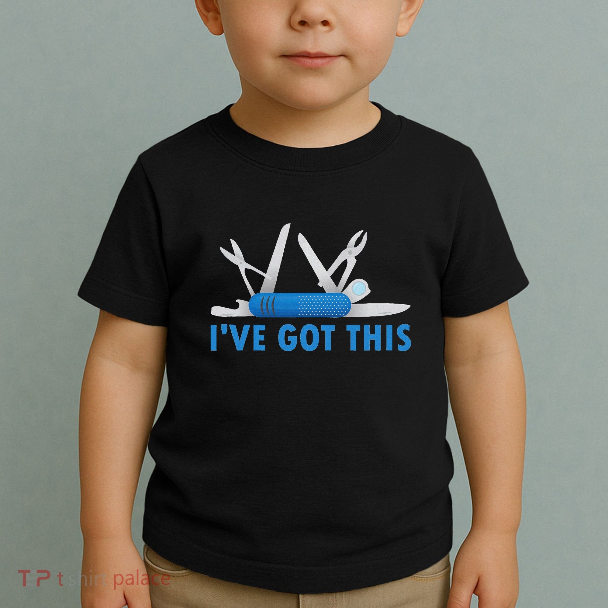 Funny Bladesmith Swiss I’Ve Got This Knife Day Toddler T-Shirt