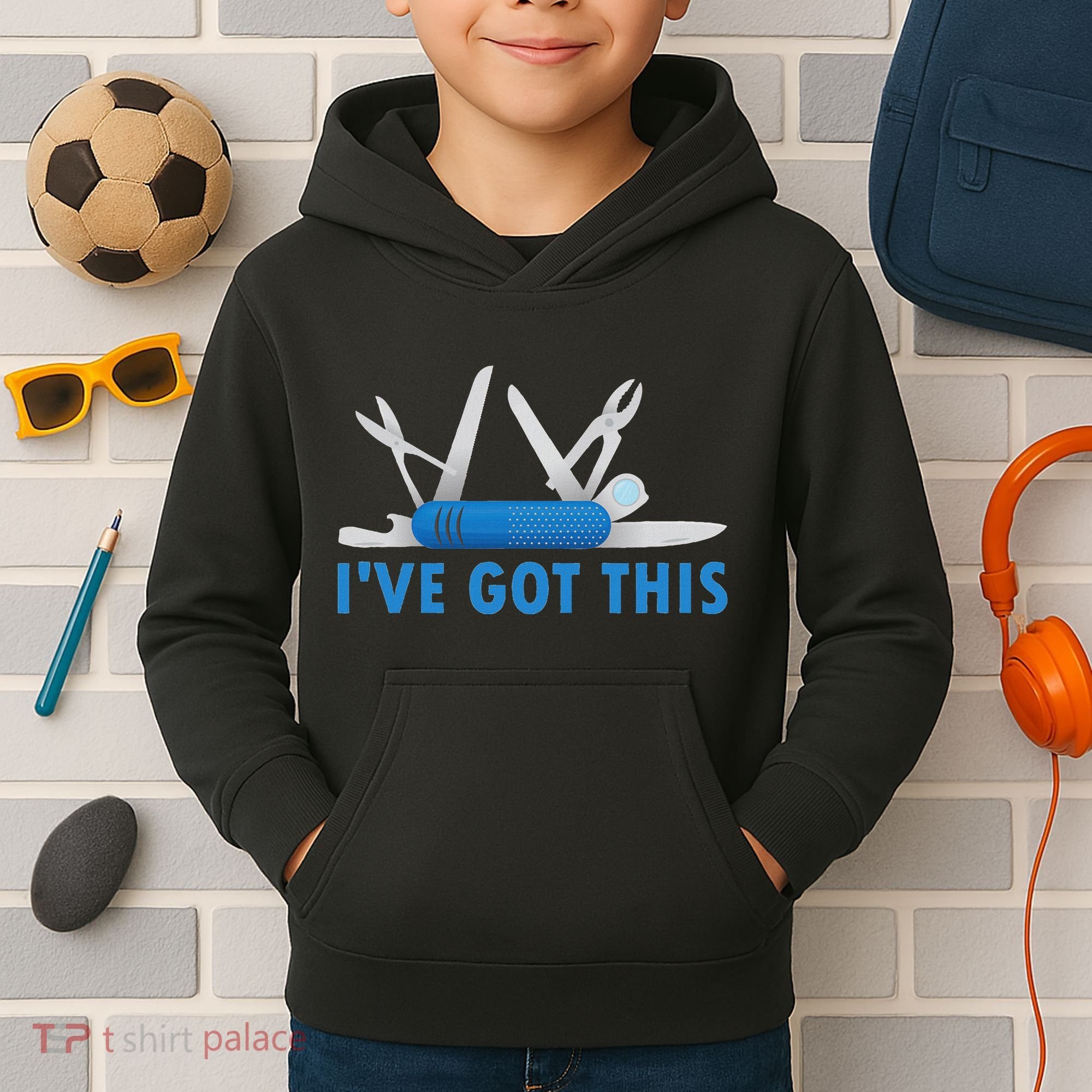 Funny Bladesmith Swiss I’Ve Got This Knife Day Kids Hoodie