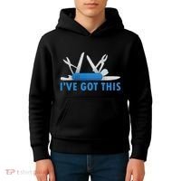 Funny Bladesmith Swiss I’Ve Got This Knife Day Kids Hoodie thumb 4