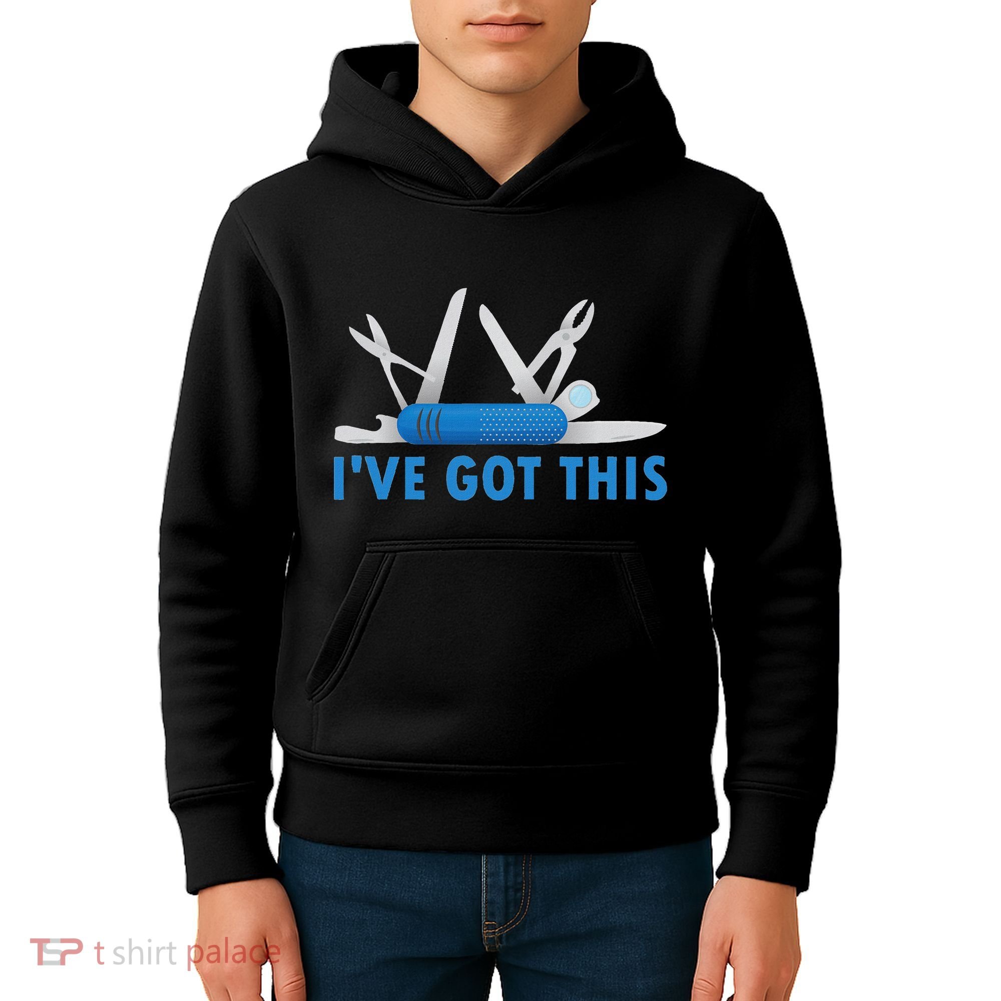 Funny Bladesmith Swiss I’Ve Got This Knife Day Kids Hoodie