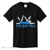 Funny Bladesmith Swiss I’Ve Got This Knife Day Kids T-Shirt thumb 0