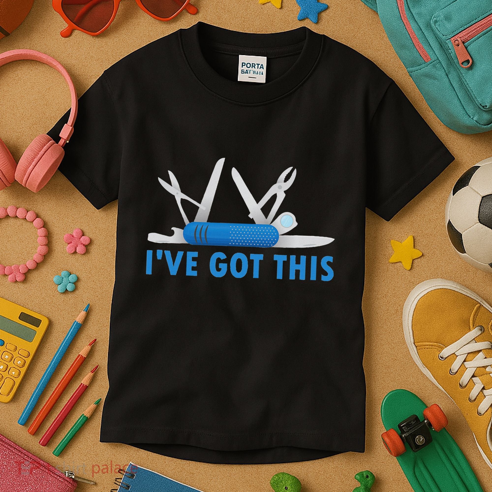 Funny Bladesmith Swiss I’Ve Got This Knife Day Kids T-Shirt