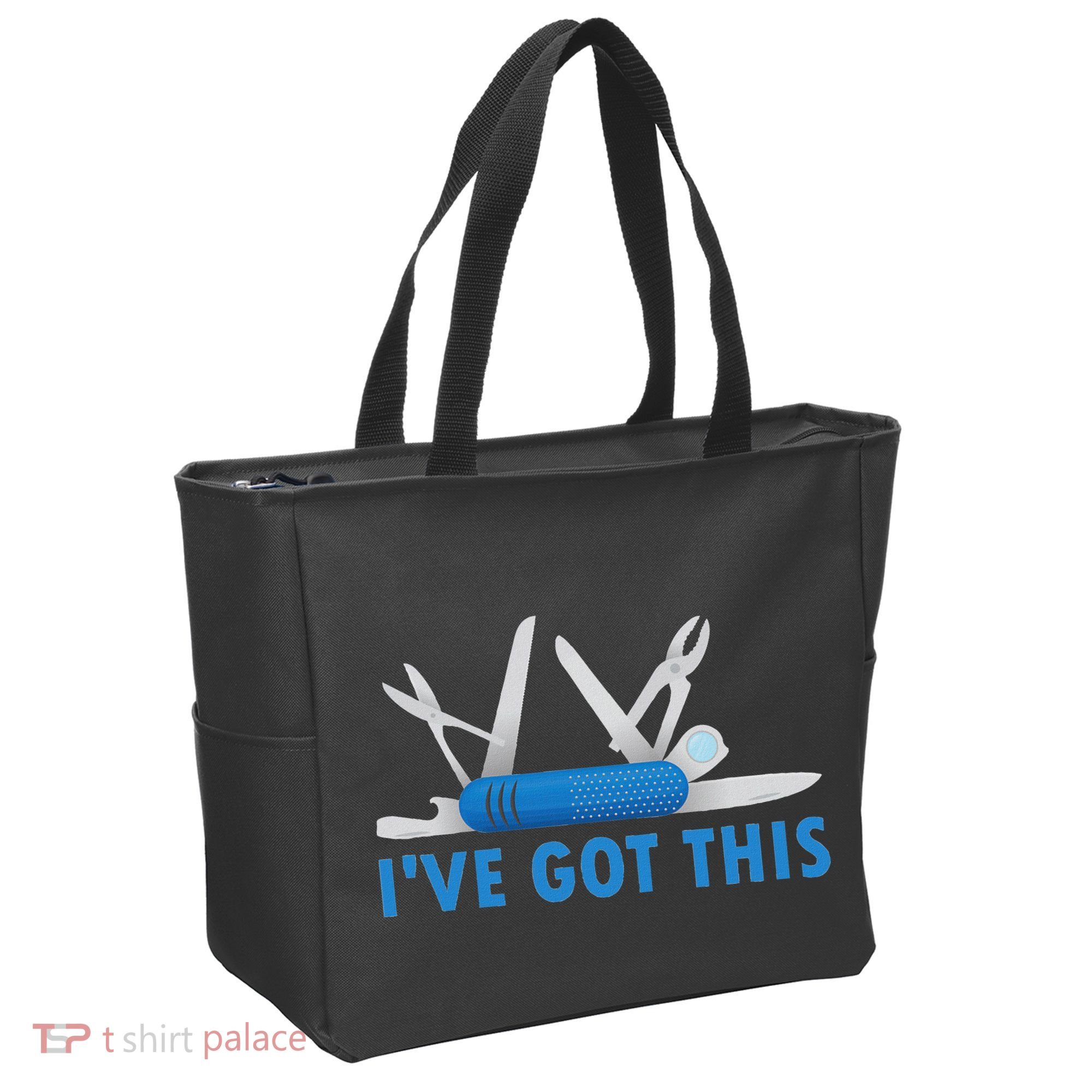 Funny Bladesmith Swiss I’Ve Got This Knife Day Tote Bag