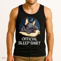 French Bulldog Sleep For Frenchie Lover Tank Top thumb 3