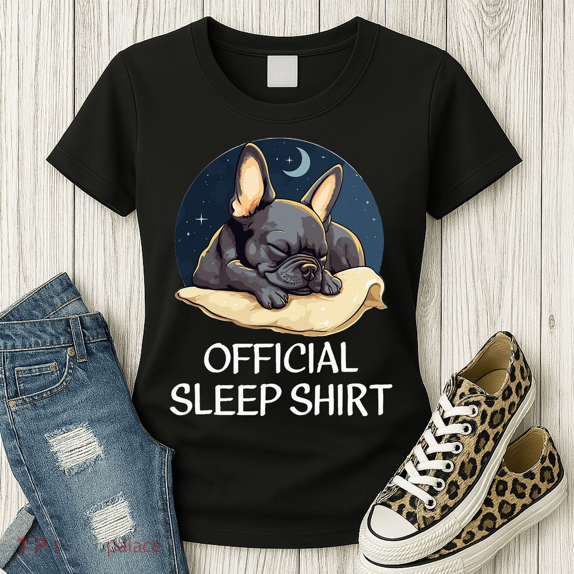 French Bulldog Sleep For Frenchie Lover Women's T-Shirt